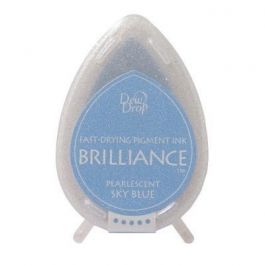 Brilliance Dew drops tampon Pearlescent Sky blue (1 pcs) [BD-000-038]