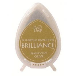 Brilliance Dew drops tampon Pearlescent Olive (1 pcs) [BD-000-053]
