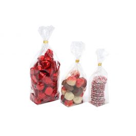 Sachet SOS 8+5x25cm OPP 40 my+carton argenté (50 pcs) [DV-D299952]