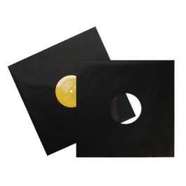 Pochette noire matte pour disque 33 Tours (Blake Sleeves™) 30,6x30,3cm + rebord 0,3cm (100 pièces) [BLPBM]