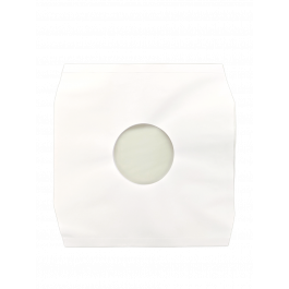 Pochette en papier pour disque vinyle 33 Tours Blanc (100 pièces) [BLPPSW]