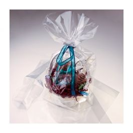 Plastikbeutel mit Bodenfalten 25/2x5x35cm (100 Stück) [BG4]
