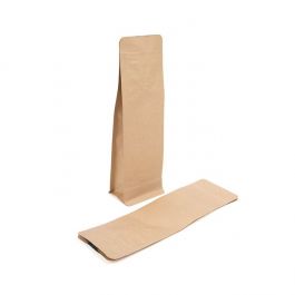 Sachets à café Kraft à fond plat 7,9 x 6 x 26 cm (50 pièces) [BBC1K]