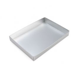 Fond de boîte en papier argent mat 13,7 x 2,5 x 19,1 cm (25 pièces) [MS15]