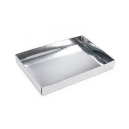 Fonds de boîte à papier argenté brillant 13,7 x 2,5 x 19,1 cm (25 Pieces) [SS15]