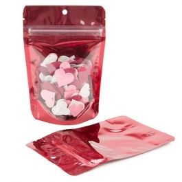 Doypack avec dos Rouge 10.2 x 6 x 15.2 cm (57 g) (100 pièces) [ZBGB2RD]