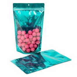 Doypack avec dos Bleu sarcelle 17.1 x 8.9 x 28.6 cm (340 g) (100 pièces) [ZBGB4TL]