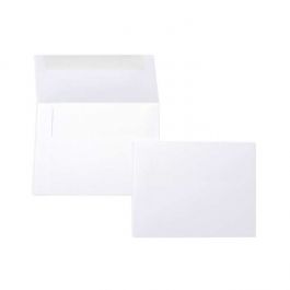 Enveloppes Bright, Blanche 16.5 x 12.1cm (50 Pièces) [E5101]