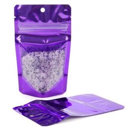 Doypack avec dos violet 7.9 x 5.1 x 13 cm (28 g) (100 pièces) [ZBGB1VL]