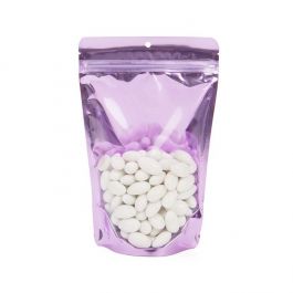 Pochettes Doypack violettes 14,9 x 8,9 x 23,2 cm avec trou de suspension (100 pièces) [ZBGB7LV]