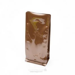 Sachet bronze verni avec clapet d'aération 10 x 7 x 21.5cm (100 Pieces) [SQMN8BZV]