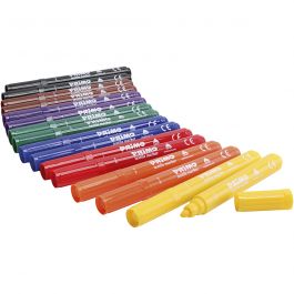 Feutres textile PRIMO, couleurs assorties, 2x8 pièce/ 1 Pq. [HOB-701296]