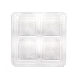 Boîte à bonbons/chocolats, 4 cavités de 10,3 x 2,5 x 10,3 cm (25 pièces) [CTBS22]