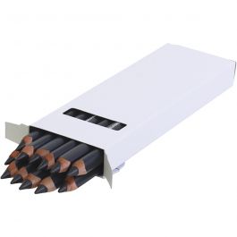edu3 Jumbo-Buntstifte, Dicke 10 mm, Mine 6,25 mm, Schwarz, 12 Stk/ 1 Pck [HOB-408084]