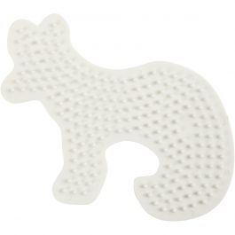 Plaques à Picots pour Perles NABBI BioBeads, renard, dim. 9,5x13,4 cm, medium, 1 pièce [HOB-906789]