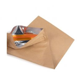 Sachets à fermeture éclair avec sécurité enfant, couleur kraft, 7,6x11,4 cm (100 pièces) [CRHZB3K]