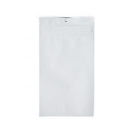 Sachets à fermeture éclair avec fermeture à glissière de sécurité enfant, couleur blanc mat, 12,7x20,8 cm (100 pièces) [CRHZB6MW]