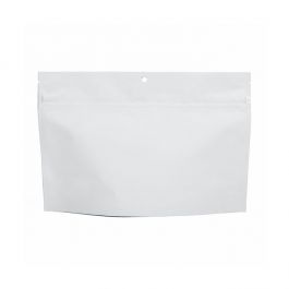 Sachets à poches résistant aux enfants, blanc mat, 22,9 x 6,2 x 15,2 cm (100 pièces) [CRP96MW]