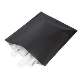 Sachet à sécurité enfant noir mat, 10,2 x 12,7 cm (100 pièces) [CRB3B].