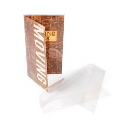 Couvertures de cartes Transparent 23,2x20,8 cm (100 pièces) [CJTS]