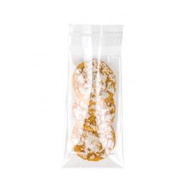 Sachet plastique transparence cristalline 6,5x11,5+3cm avec Rabat Adhésif (100 pièces) [B2H4H]