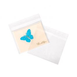 Sachet plastique transparence cristalline 15x11,5+3cm avec Rabat Adhésif (100 pièces) [B45]