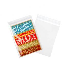 Sachet plastique à rabat avantageux transparence cristalline 16.4x21cm (250 pièces) [VL86]