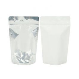 Stand up pouches metallized/transparent 13x8x20.5 cm (100 pieces)