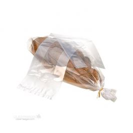 Sac à soufflet transparence cristalline 12.7x7.6x45.7cm (100 pièces) [GB7]