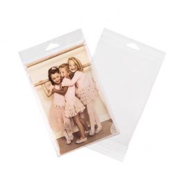 Sachet à trou de suspension refermable à transparence cristalline 13.8x18.4cm (100 pièces) [HB75]