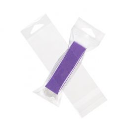 Sachet à trou de suspension refermable à transparence cristalline 5.6x14cm (100 pièces) [HB25]