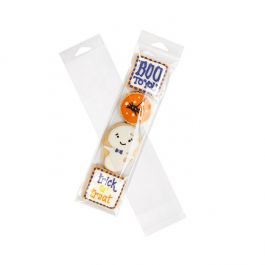 Sachet à trou de suspension refermable à transparence cristalline 7.6x28.3 cm (100 pièces) [HB311]