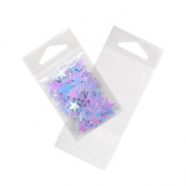 Sachet refermable à trou de suspension euro et transparence cristalline 5.1x6.4cm (500 pièces) [J2]