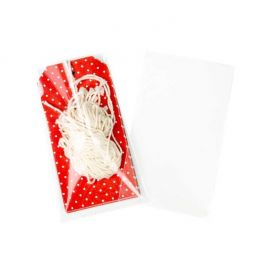 Sachet plastique transparence cristalline 7,6x13cm sans rabat (100 pièces) [B3X5SNF]
