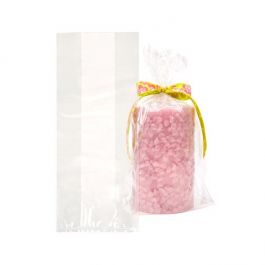 Sac à soufflet transparence cristalline 12,7x7,6x30,5 cm (100 pièces) [GB1]