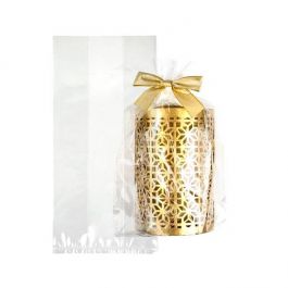 Sac à soufflet transparence cristalline 15.2x10.2x30.5cm (100 pièces) [GB18]