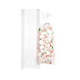 Sac à soufflet transparence cristalline 9.5x3,2x30.5 cm (100 pièces) [GB2]