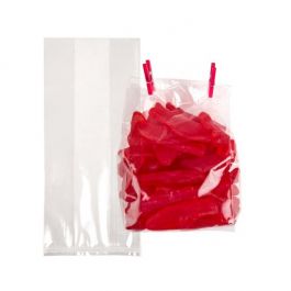 Sac à soufflet transparence cristalline 7,6x5,1x16,5 cm (100 pièces) [GB6]