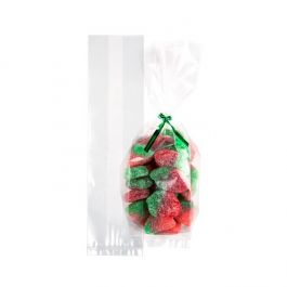 Sac à soufflet transparence cristalline 5x3.8x20.3cm (100 pièces) [GB9]