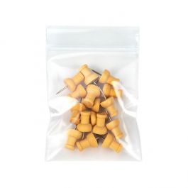 Sachet zip transparent en PE-BD 6,4x7,6cm (100 pièces) [4PE2H3]