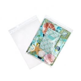 Sachet zip à transparence cristalline avec trou de suspension européen + trou d'aération 24,1x31,8cm (100 pièces) [ZR9H12HV]