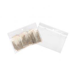 Sachet zip à transparence cristalline avec trou de suspension 12,7x7,6cm (100 pièces) [ZR53]