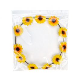 Sachet zip à transparence cristalline avec trou de suspension européen + trou d'aération 20,3x20,3cm (100 pièces) [ZR88V]
