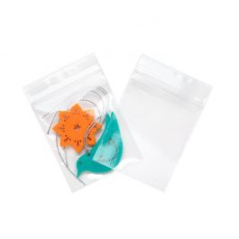 Sachet zip à transparence cristalline 75 microns 6,4x7,6cm (100 pièces) [Z3C2H3]