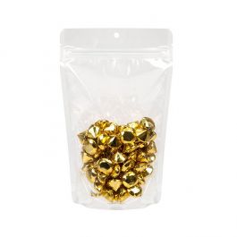Doypack transparent à fermeture Zip 13 x 8 x 20,5 cm avec trou de suspension (100 pièces) [ZBGCC3H]