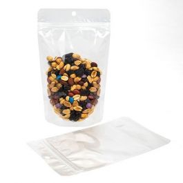Doypack transparent 13 x 7.9 x 20.6cm (113g) Trou Suspension Rond (100 Pièces) [ZBG3H]