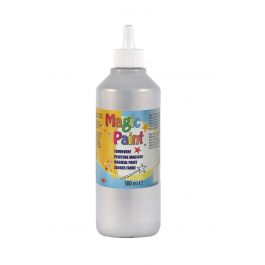 Peinture magique, couleur argent, 500 ml en flacon (1 pièce.) [COL-BC050074]