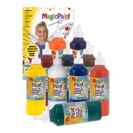 Magic paint, Assorted 10 colours 10x500ml in Bottle (1 pc.) [COL-BC050090]