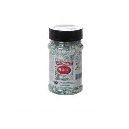 Flock decoration shreds Antarctica 150g in Jar (1 pc.) [COL-FL0150544]