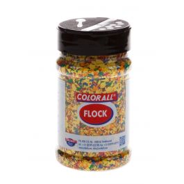 Flock decoration chips Mexico 150g in jar (1 pc.) [COL-FL0150554]